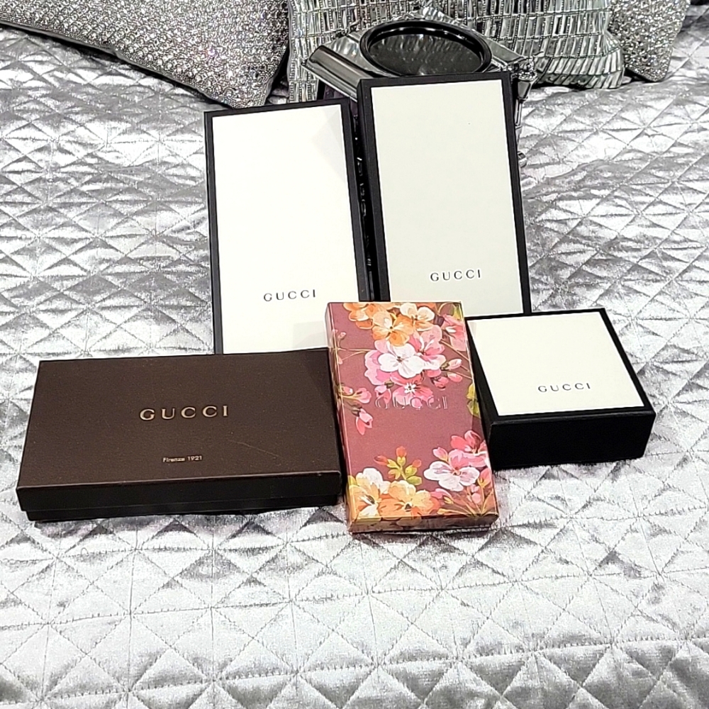 Authentic 5 Small Gucci Empty Boxes - image 1